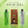 Dark Brown Herbal Hair Gel